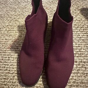 Women's Burgundy Ankle Boots